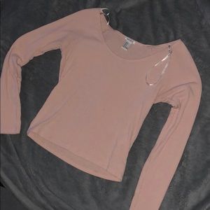 Forever 21 slightly cropped ribbed shirt